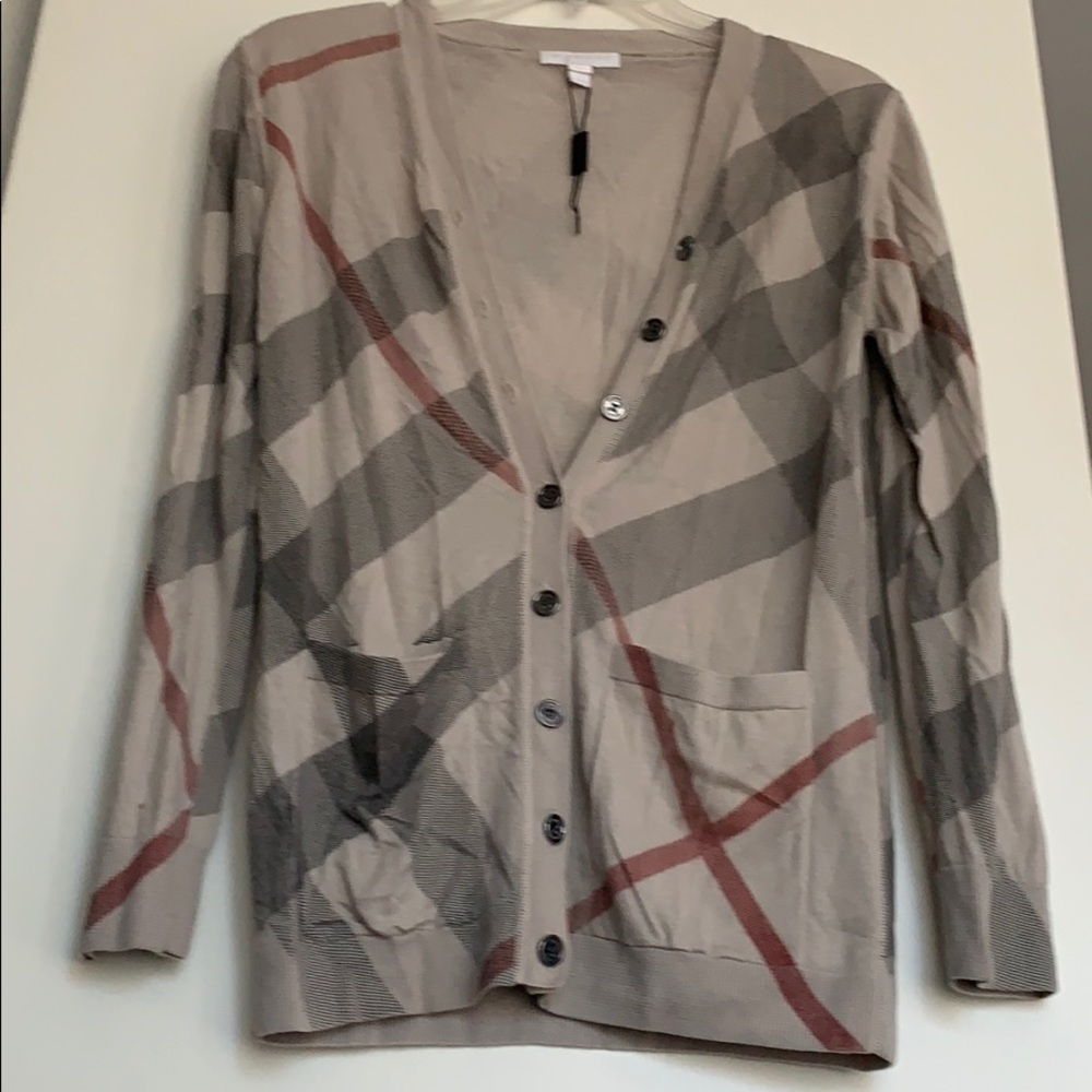 Children’s Burberry nova Check cardigan size 14